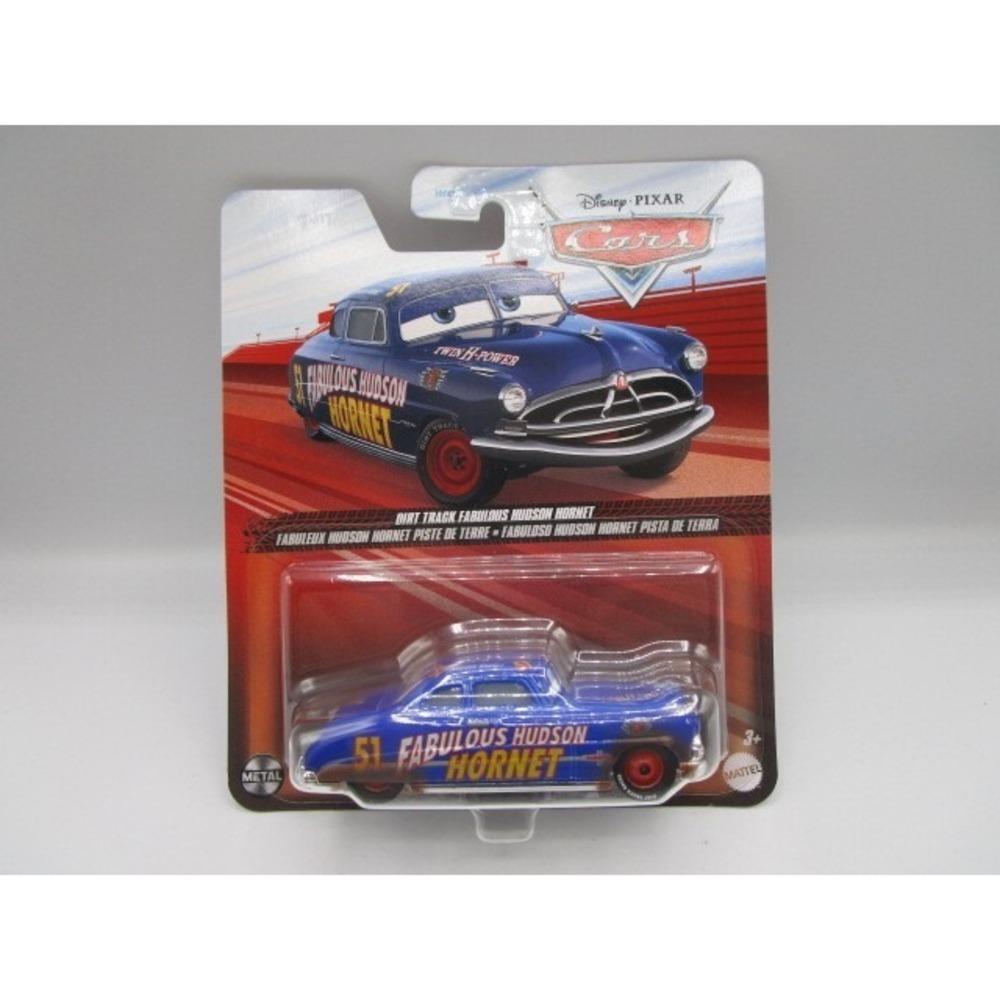Disney Pixar Cars Dirt Track Fabulous Hudson Hornet Metal Series Die Cast Car